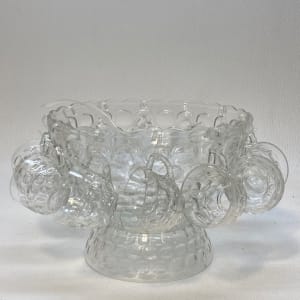 Federal glass Jubilee punch bowl and glasses set 