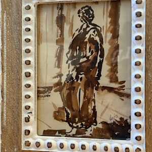 original ink figural image 