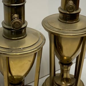 Pair of Stiffel brass lamps 