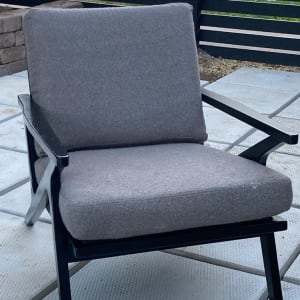 Newer upholstered modern chair 