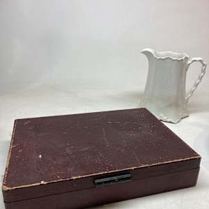 Sharon set of silver-plate flatware in original box 