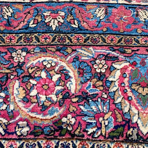 large hand made wool room sized rug 