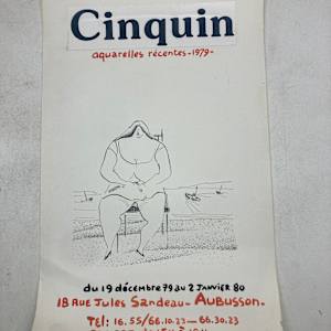 vintage French Cinquin lithograph poster