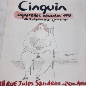 vintage French Cinquin lithograph poster 