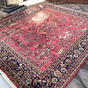Large wool antique rug 