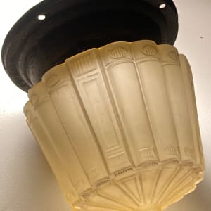 Art Deco ceiling mount light fixture 