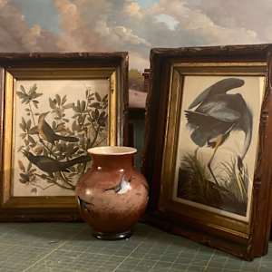 1941 James Audubon Heron lithograph 