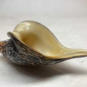 Murano art glass cornucopia 