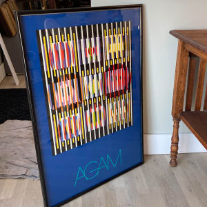 Vintage AGAM framed print 