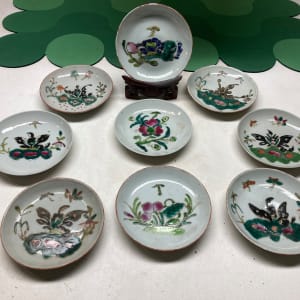Chinese hand painted dishes