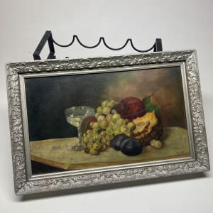Framed Still life painting on canvas