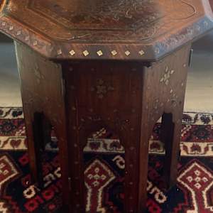 Inlaid Moorish table 
