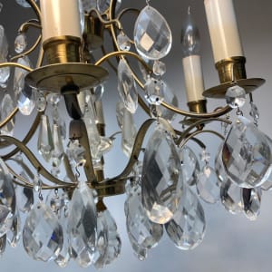 1950's Crystal chandelier 