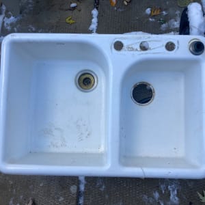 Cast Iron Enamel sink 