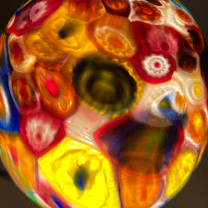 Murano art glass lamp 