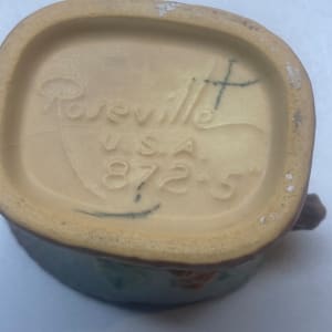 Roseville Grey Bittersweet pottery vase 