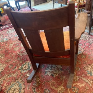 Oak Craft mission rocking chair 