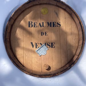 Vintage Beaumes De Venise barrel cask top 