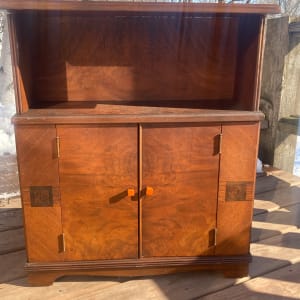 Art Deco inlaid club cabinet 