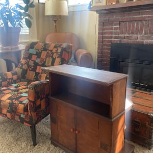 Art Deco inlaid club cabinet 