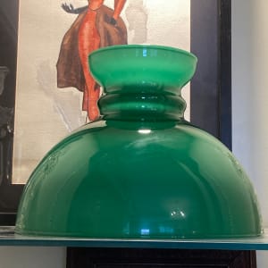 Emerald oil lamp shade 