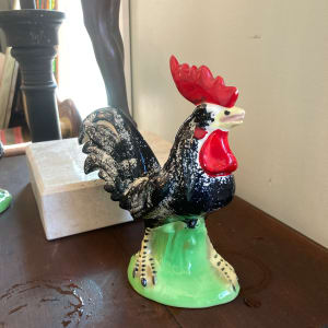 large  pottery rooster 