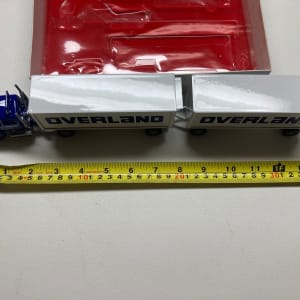 WINROSS die cast OVERLAND double pup truck 