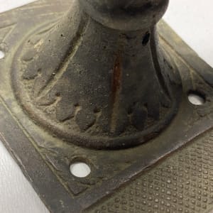 Victorian iron wall flower urn 