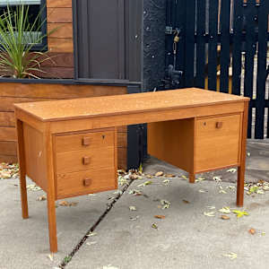 Danish teak desk 