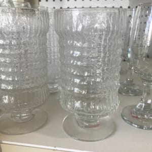 Set of 6 Seneca Cascade drinking water glasses 