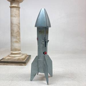 Rocket ship vintage bank 