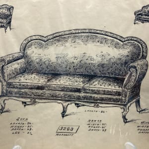 1920's sofa - 3283