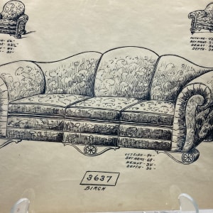 1920's sofa - 3637