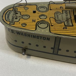 Marx toy battleship 