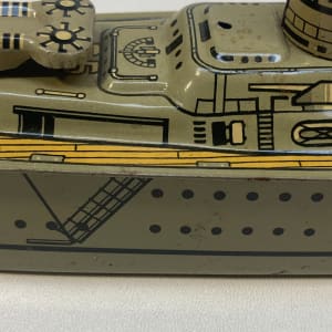 Marx toy battleship 