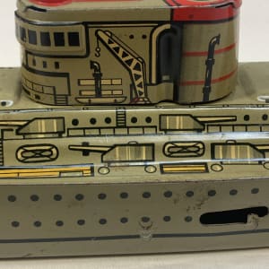 Marx toy battleship 