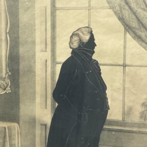 Framed silhouette of Felix Grundy 