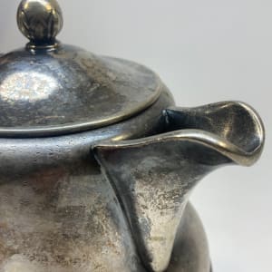 Nickel plated Railroad serving pitcher 