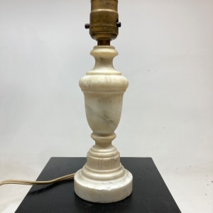 Small marble table lamp 