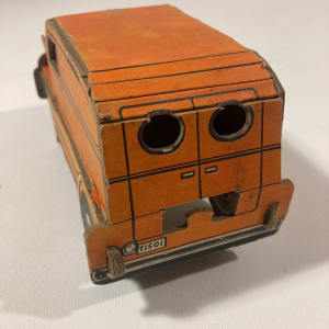 vintage Built-Rite cardboard panel truck toy 