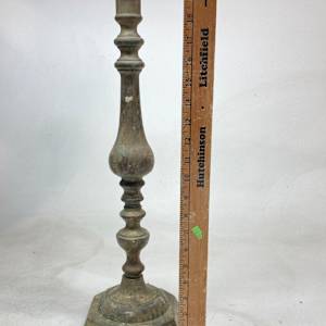 large brass candle stick