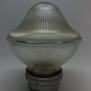 holophane glass globe 