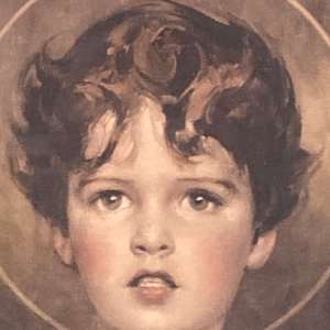 Framed image of boy Jesus 