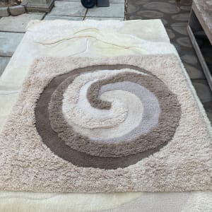 post modern swirl modern wool rug