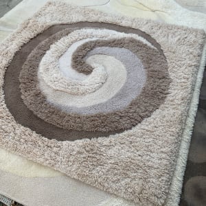 post modern swirl modern wool rug 