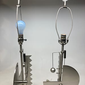 Pair of Post modern table lamps 