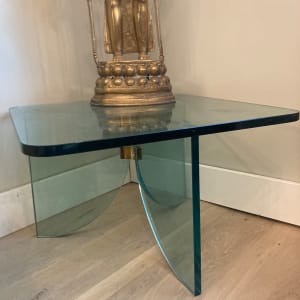 Pace glass side table 