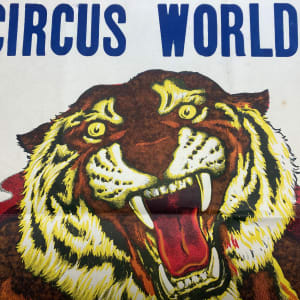 Tiger Circus World Museum Hatch poster print 