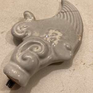 Royal Haeger Woman and turtle lamp 
