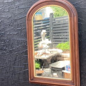 arched Victorian mirror 